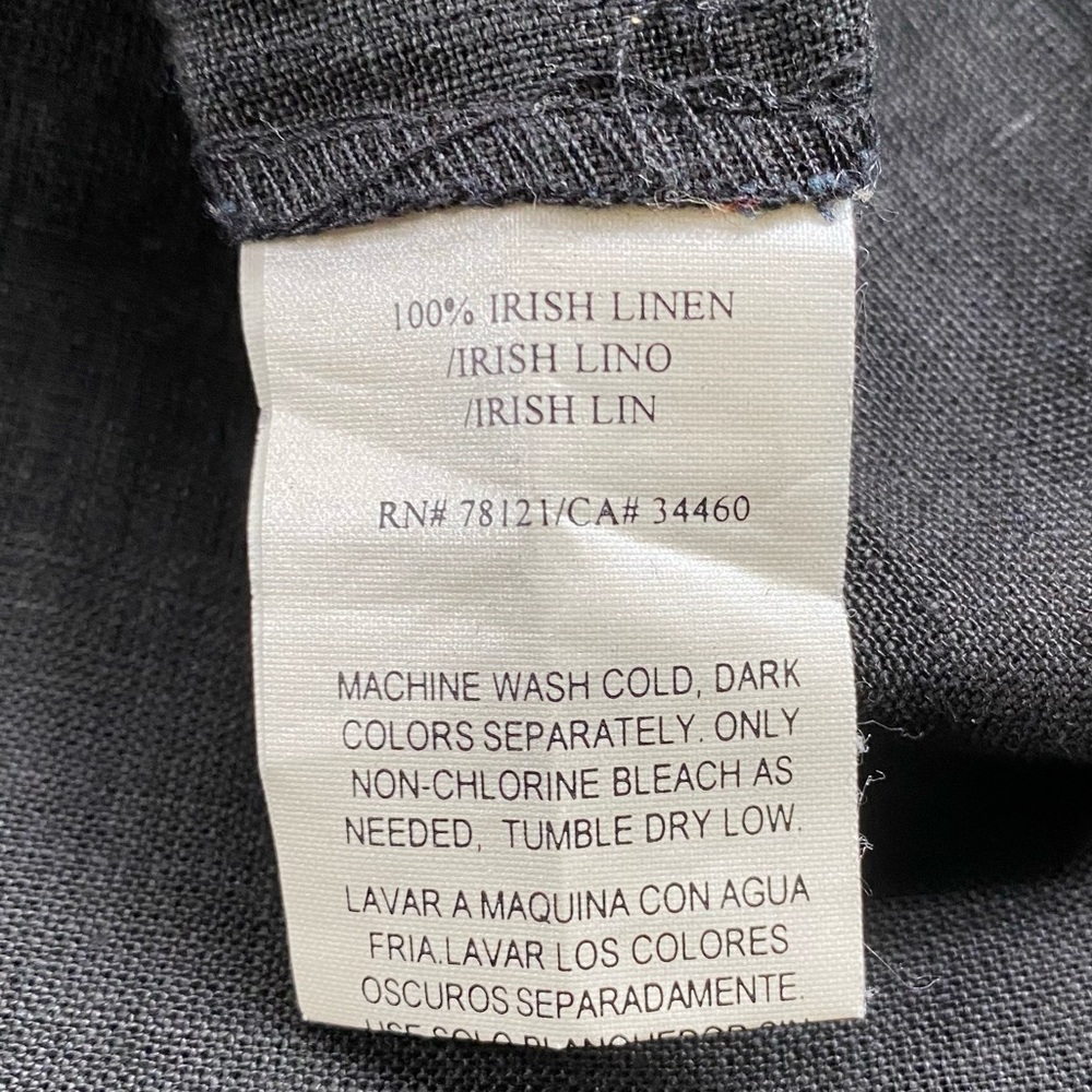 Eileen Fisher Irish Linen Blouse - Picture 11 of 11
